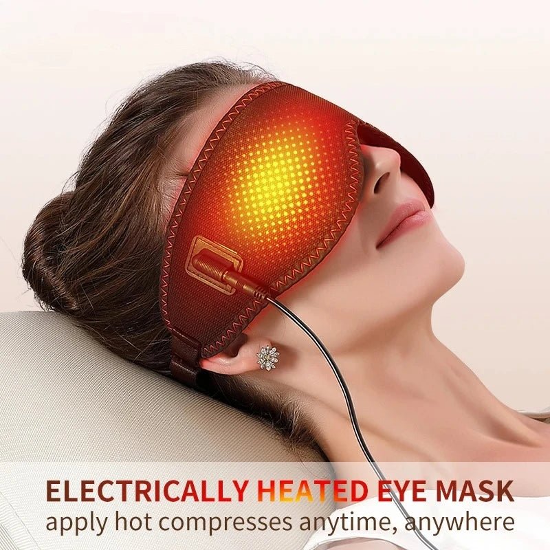 SleepGlow Heated Eye Mask | 3 Heat Levels for Dry Eyes & Deep Sleep