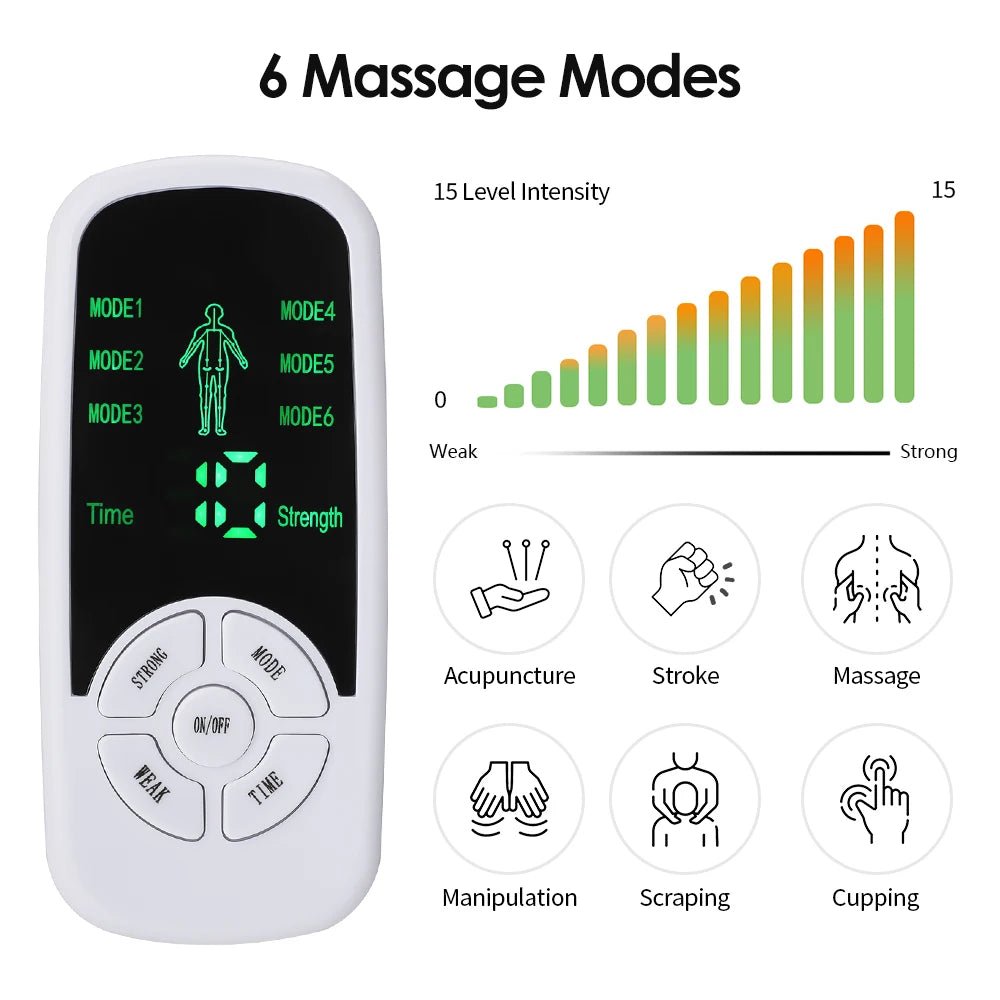 ProRelief TENS/EMS Muscle Stimulator | Drug-Free Pain Relief