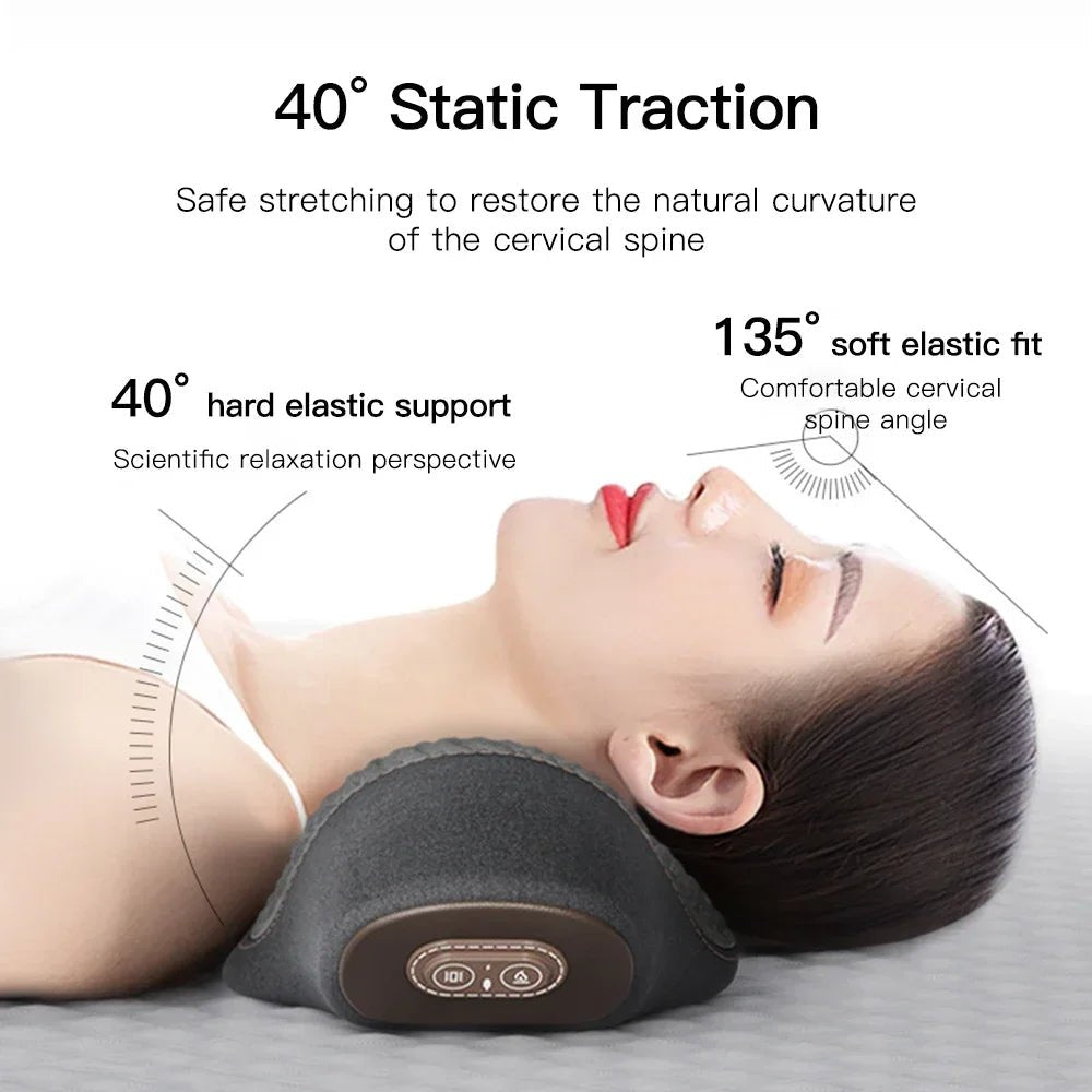 CerviFlex Neck Massager Pillow | Cervical Traction, Heat & Vibration — Keep Recover