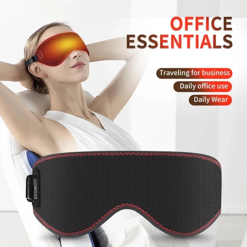 SleepGlow Heated Eye Mask | 3 Heat Levels for Dry Eyes & Deep Sleep