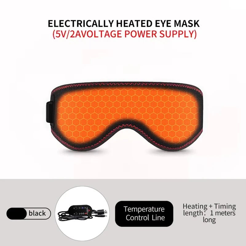 SleepGlow Heated Eye Mask | 3 Heat Levels for Dry Eyes & Deep Sleep
