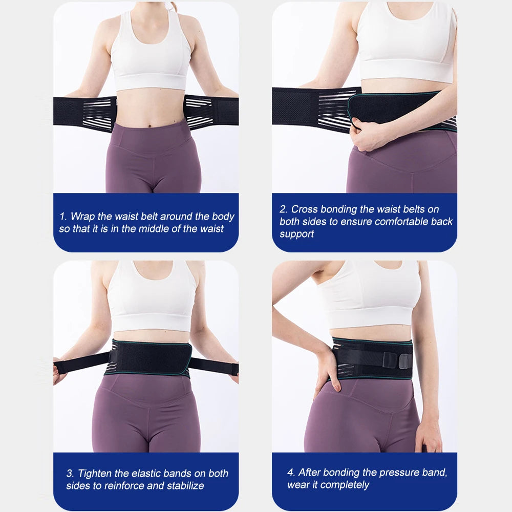 Lower Back Brace for Pain Relief | Lumbar Support Belt