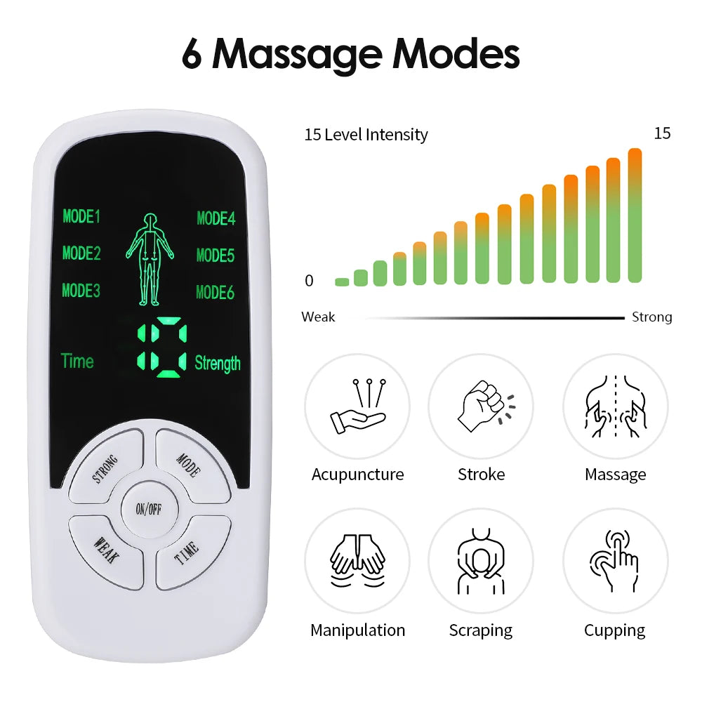 ProRelief TENS/EMS Muscle Stimulator | Drug-Free Pain Relief