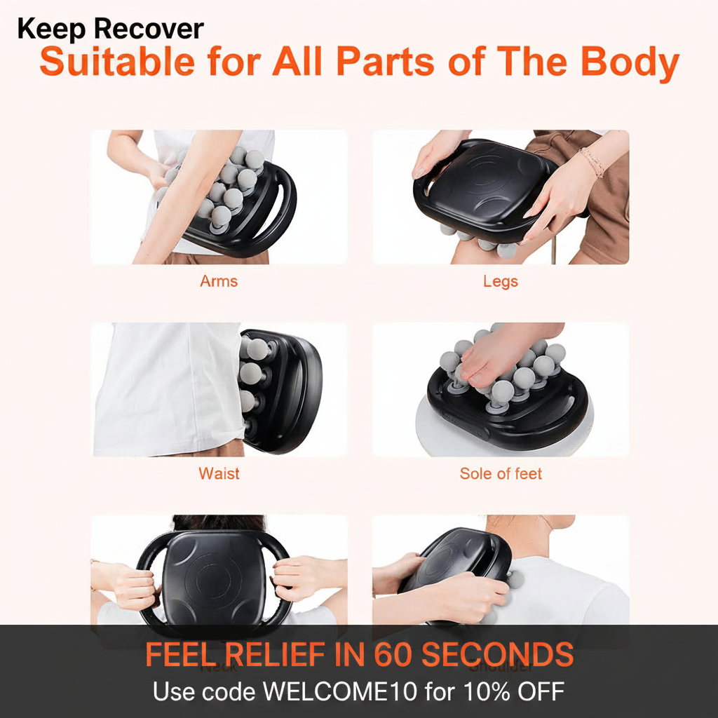 Keep Recover Fascia Gun – 16 Heads | Deep Tissue Muscle Recovery
